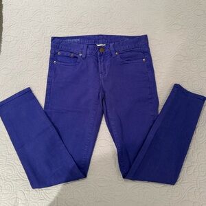 J. Crew Low Rise Toothpick Ankle Jean